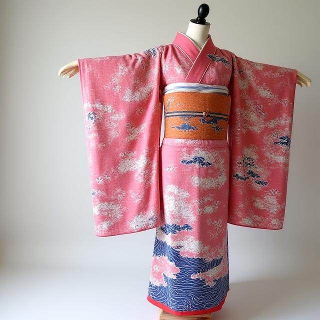 手描き友禅の振袖